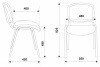 ВИКИ/PK/TW-13A Стул Бюрократ Вики спинка сетка розовый TW-06A TW-13A сетка/ткань