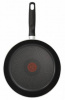 Сковорода Tefal Extra 04165924 круглая 24см ручка несъемная (с крышкой) черный (9100023394)