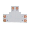 sc28ftesb ecola led strip connector гибкая соед. плата t для зажимного разъема 2-х конт. 8 mm уп. 5 шт.