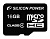 Флеш карта microSDHC 16Gb Class4 Silicon Power SP016GBSTH004V10SP + adapter